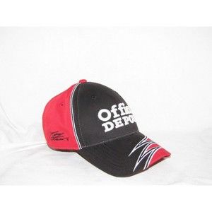 Nascar Office Depot Tony Stewart #14 Hat Cap Baseball Hook Loop Adj Strap